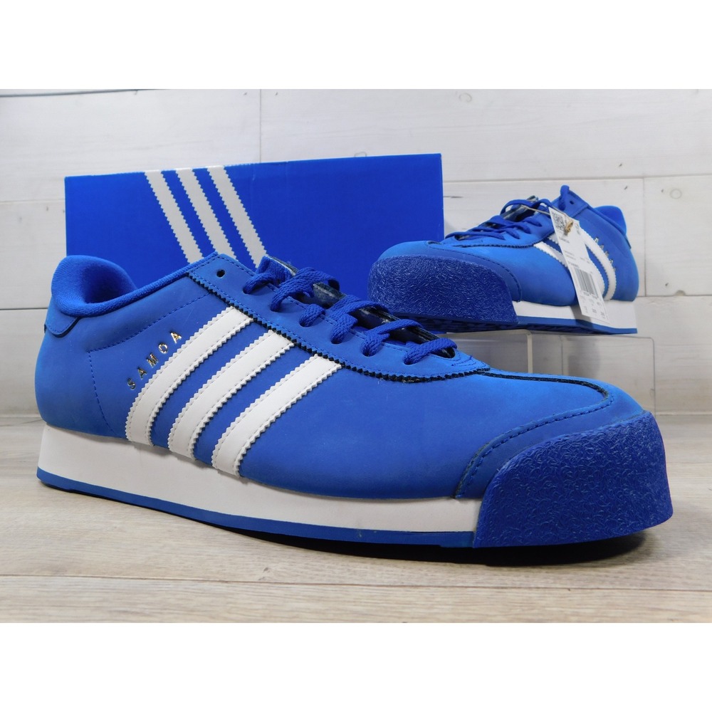 Adidas Samoa Royal Blue White Core Black FV4985 Mens Size 12 Sneakers Shoes